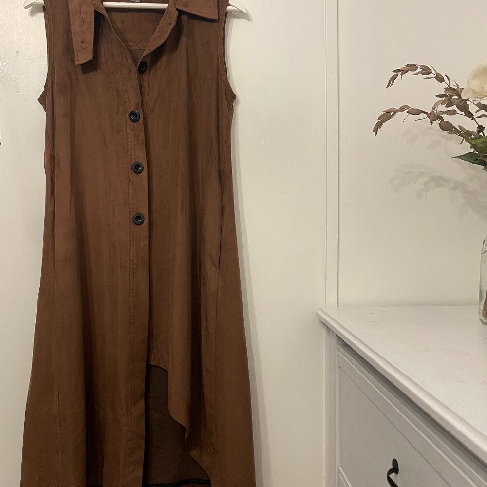 NWOT Periphery Epic Vegan Suede Vest